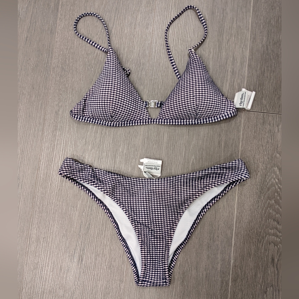 Checkered Bikini Set Rhythm Size Small
